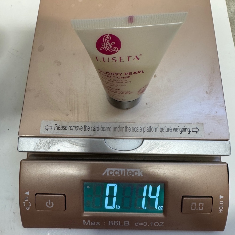 Luseta Glossy Pearl Shampoo Conditioner Travel Size 30ML - Picture 2 of 4